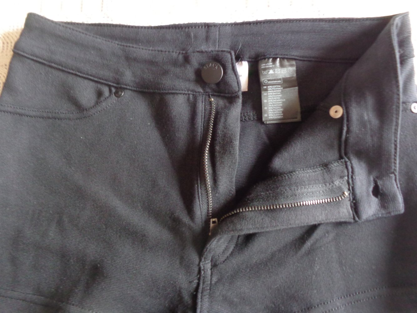 Vintage - Hotpants, Shorts, kurze Hose, schwarz, Gr. S bzw. ca. Gr. 36, H&M Divided