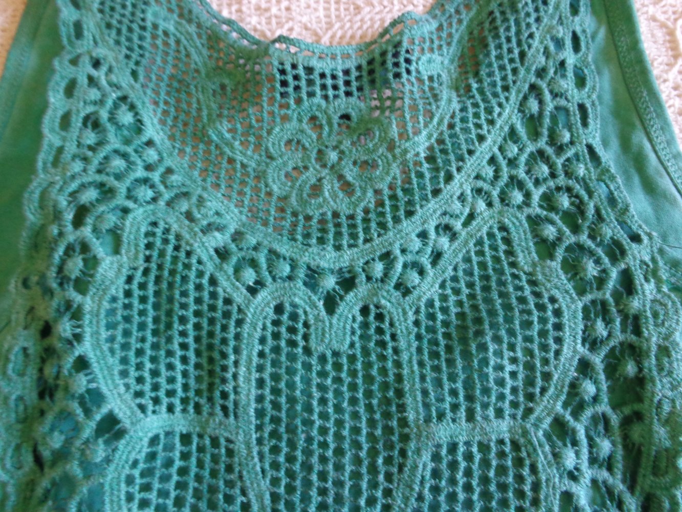 Vintage - Top, Shirt, Gr. S bzw. ca. Gr. 36, grün, Totenkopf