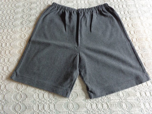 Shorts, Stretch, Winter-/Sommershorts, ca. Gr. 34 bzw. ca. Gr. XS, DIY, anthrazit, High Waist