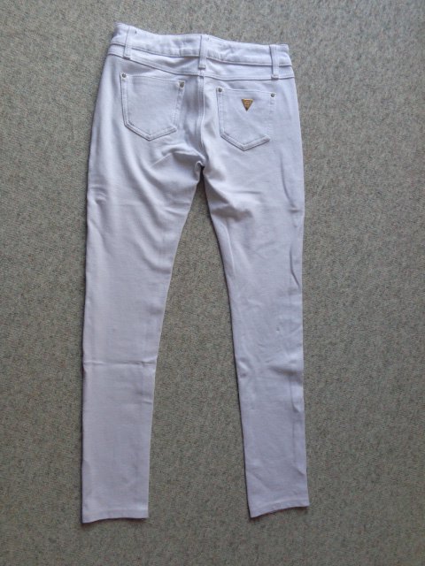 #Hose jeansartig Size 42/XL ca. Gr. 36/38 bzw. ca. Gr. S/M, weiß, Miss RJ