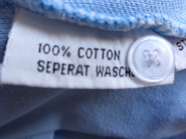 #Vintage - Herren-Poloshirt, Gr. M, hellblau, JP