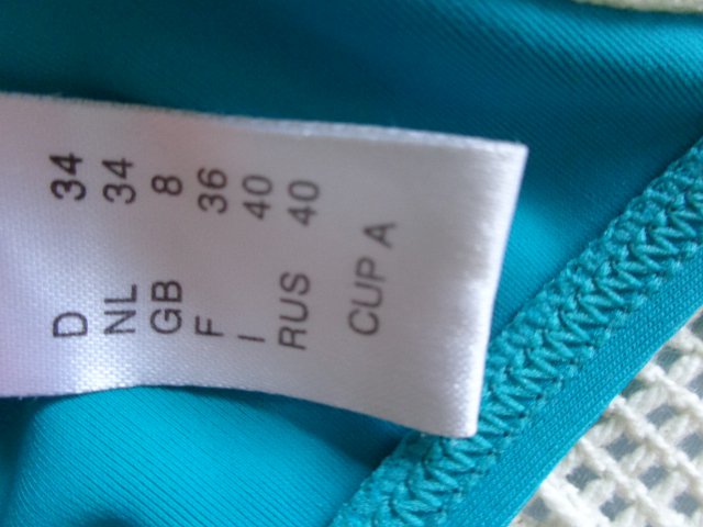 #S.Oliver Bikini-Oberteil Push-up Gr. 34 Cup A, smaragdfarben