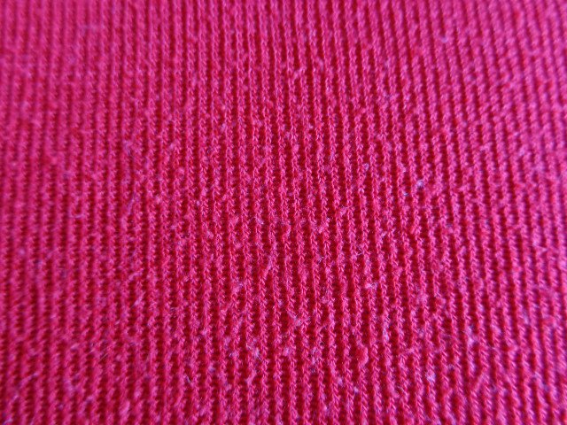 #Vintage - Shirt Langarm Rippen-Shirt, Polokragen mit RV, rot, ca. Gr. 38 bzw. ca. Gr. M