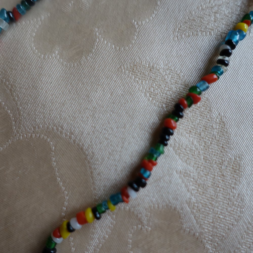 Vintage - lange Kette, Halskette, Modeschmuck, Halsschmuck, bunt