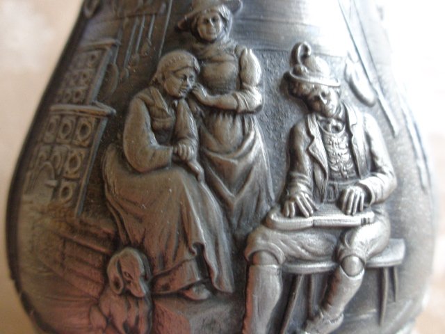 Vintage - Vase, Zinnvase, Deko - SKS Zinn 95 %