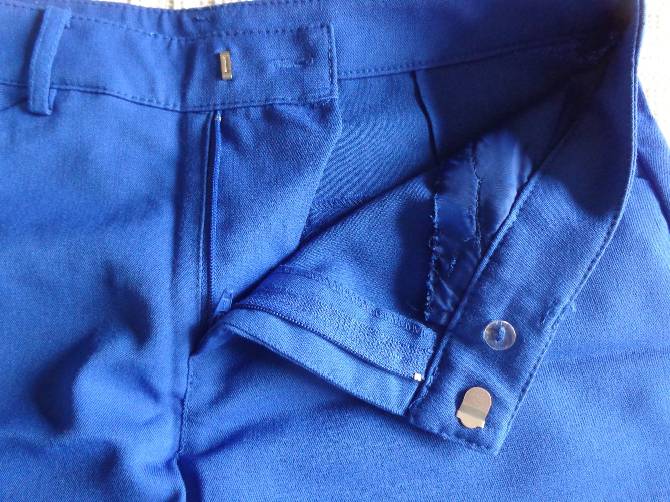 Vintage - Hotpants, Shorts, kurze Hose, royalblau, Gr. 36 bzw. ca. Gr. S, H & M Divided