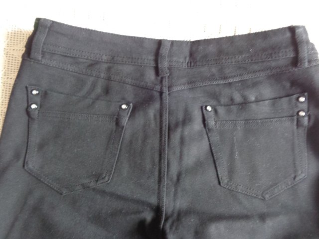 Skinny-Stoffhose Hose ca. Gr. 36? oder Gr. 38?, schwarz, kaum getragen, neuwertig