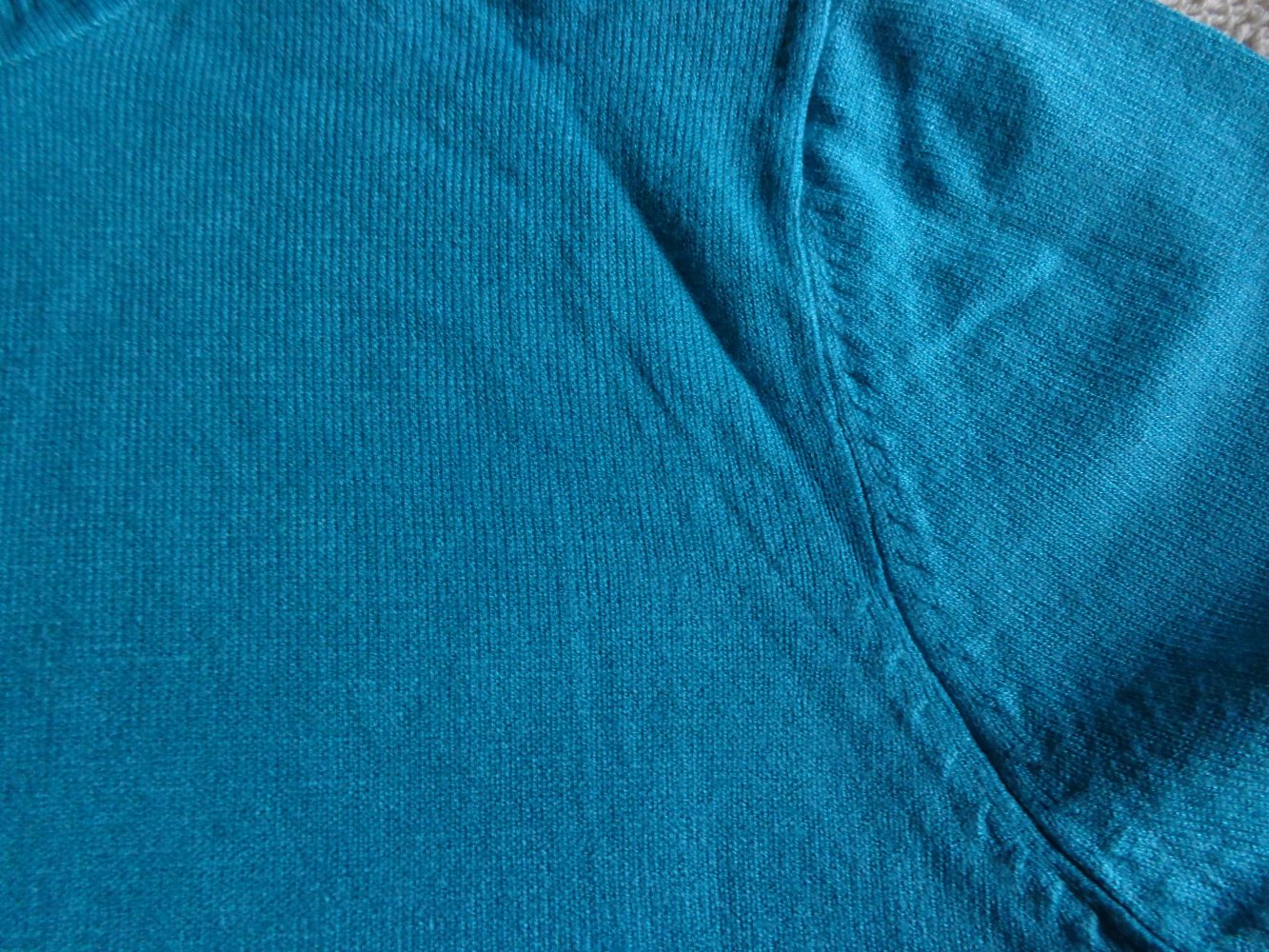 Vintage - Feinstrickpullover, Rollkragenpullover, Longpullover, ca. Gr. XS/S, ca. Gr. 34/36 smaragd