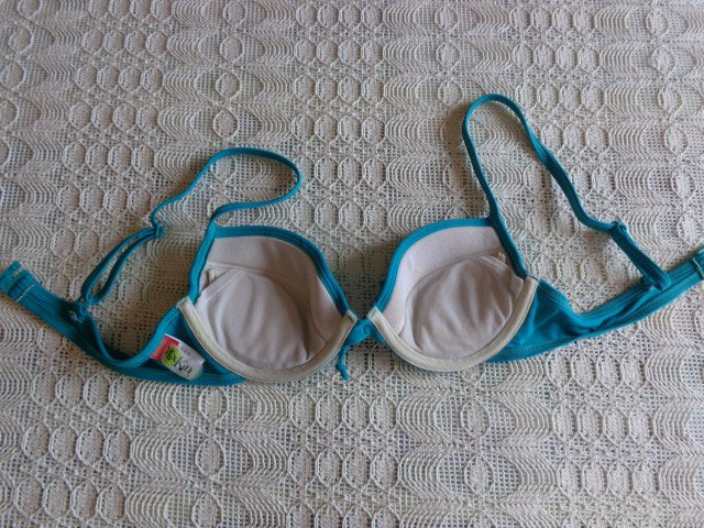 #S.Oliver Bikini-Oberteil Push-up Gr. 34 Cup A, smaragdfarben