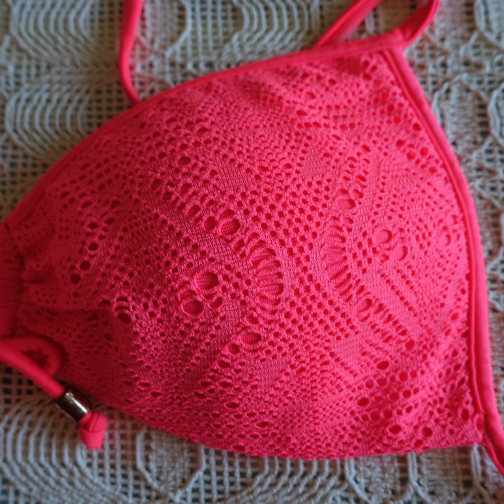 Bikini-Oberteil, Gr. 40, pink, Marke: H&M, ohne Bügel