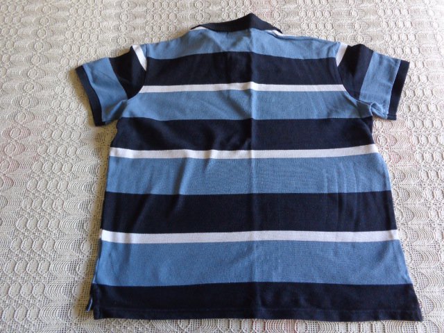 #Herren-Piqué-Poloshirt, Gr. M, gestreift, man by Tchibo
