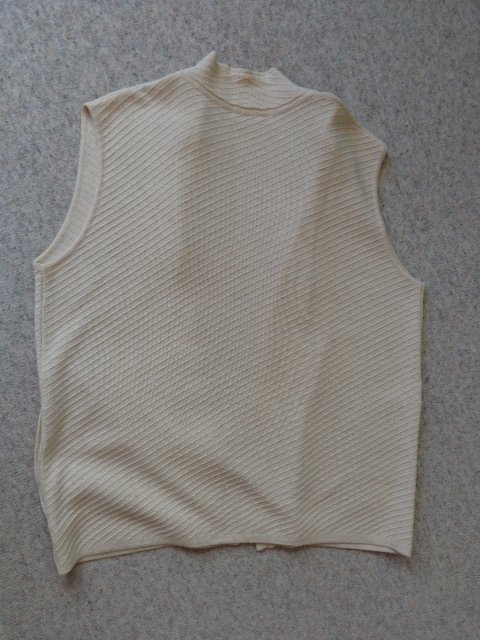 #Weste Strickweste Wollweste creme Gr. 48 bzw. ca. Gr. XL