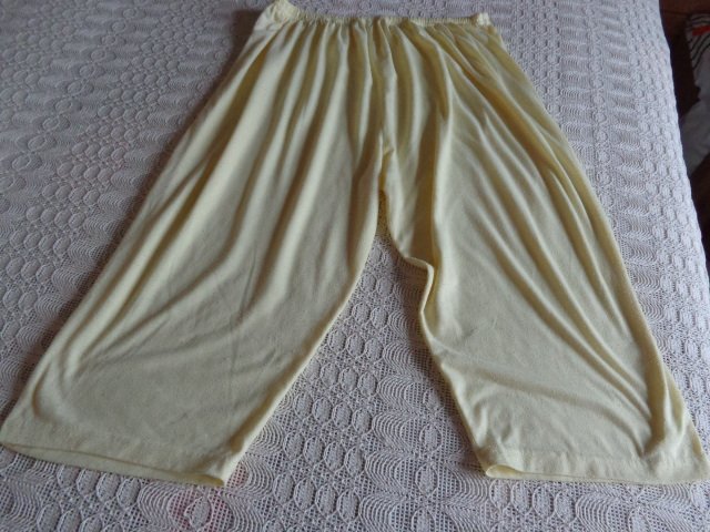#Pyjama, Schlafanzug, Damen, kurz, Gr. XXL, gelb