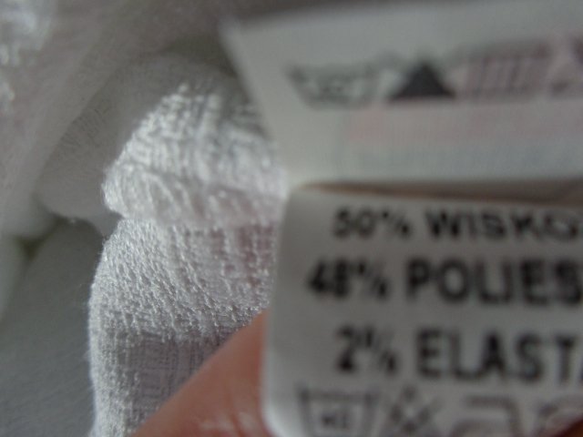 #Bluse 3/4-Arm-Bluse weiß/bunt ca. Gr. XXL bzw. ca. Gr. 50