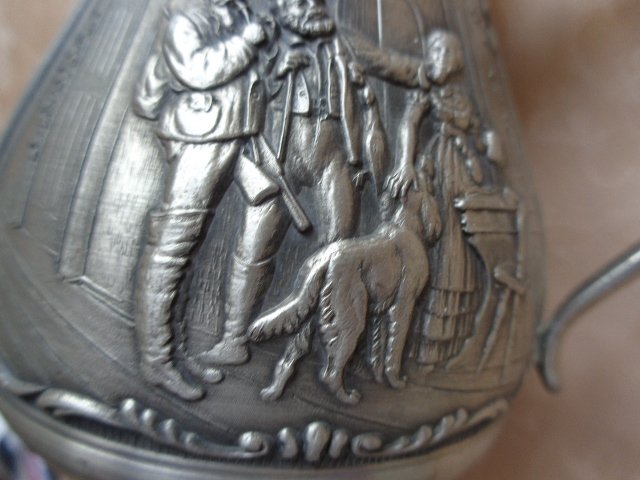 Vintage - Vase, Zinnvase, Deko - SKS Zinn 95 %