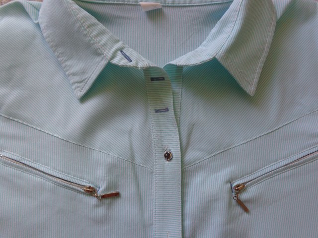 Bluse 3/4-Arm-Bluse fein gestreift Gr. XXL bzw. ca. Gr. 50, 12,00 Euro