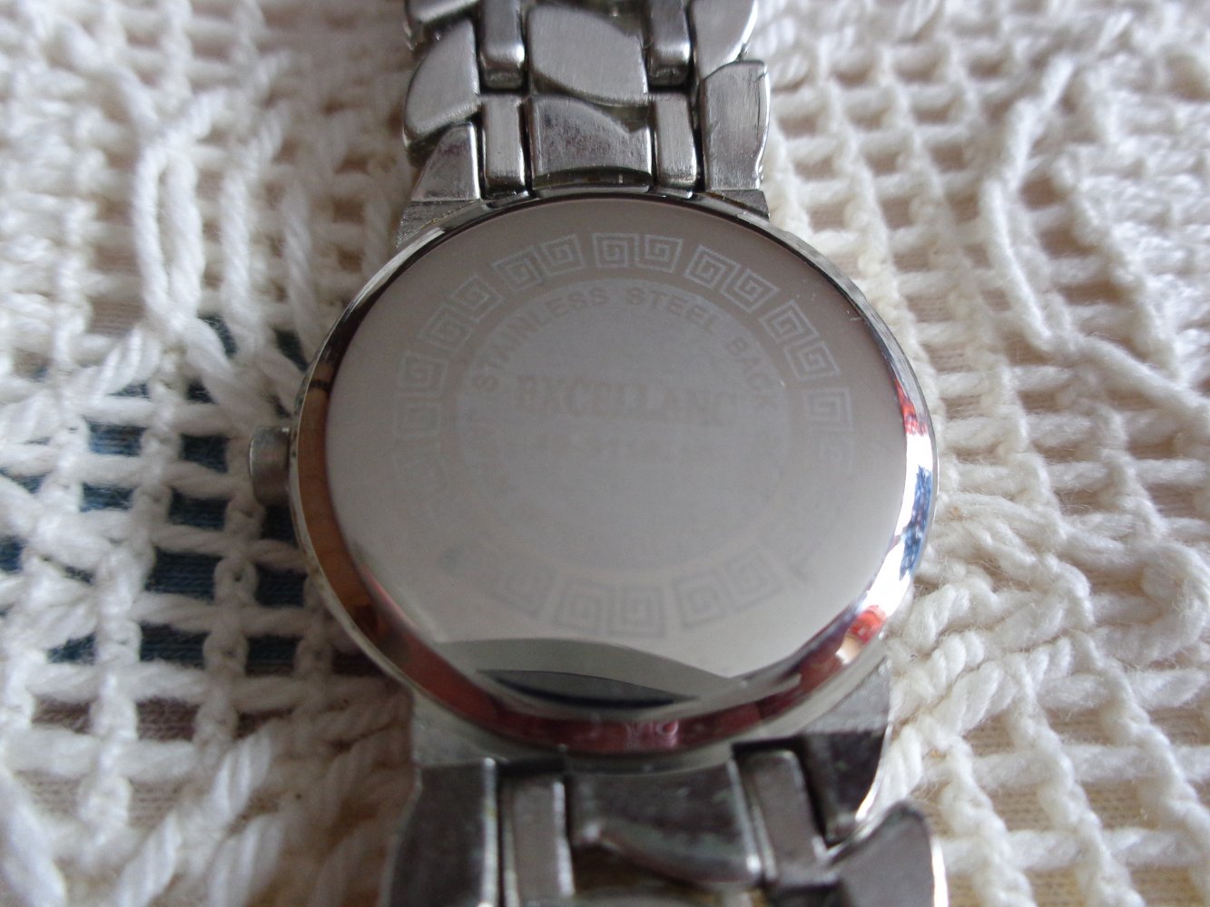 #Uhr, Quartz-Armbanduhr, Damen, silberfarben/türkis, nickelfrei, Marke: Excellanc