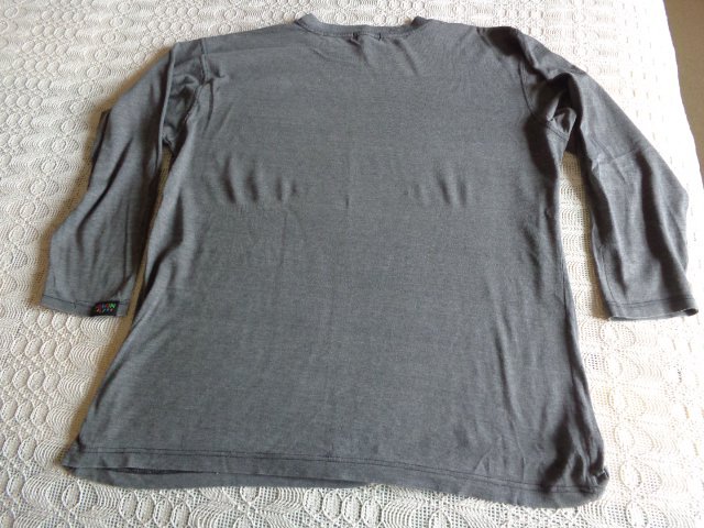 #Vintage - Shirt Langarm Langarmshirt, grau, Gr. 38 bzw. ca. Gr. M