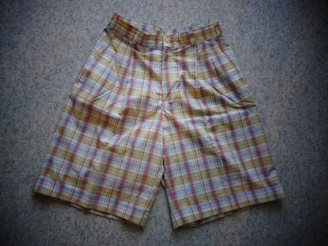 #Vintage Shorts Bermuda kariert für Herren ca. Gr. 44/46, ca. Herren S/M, evtl. auch für Frauen