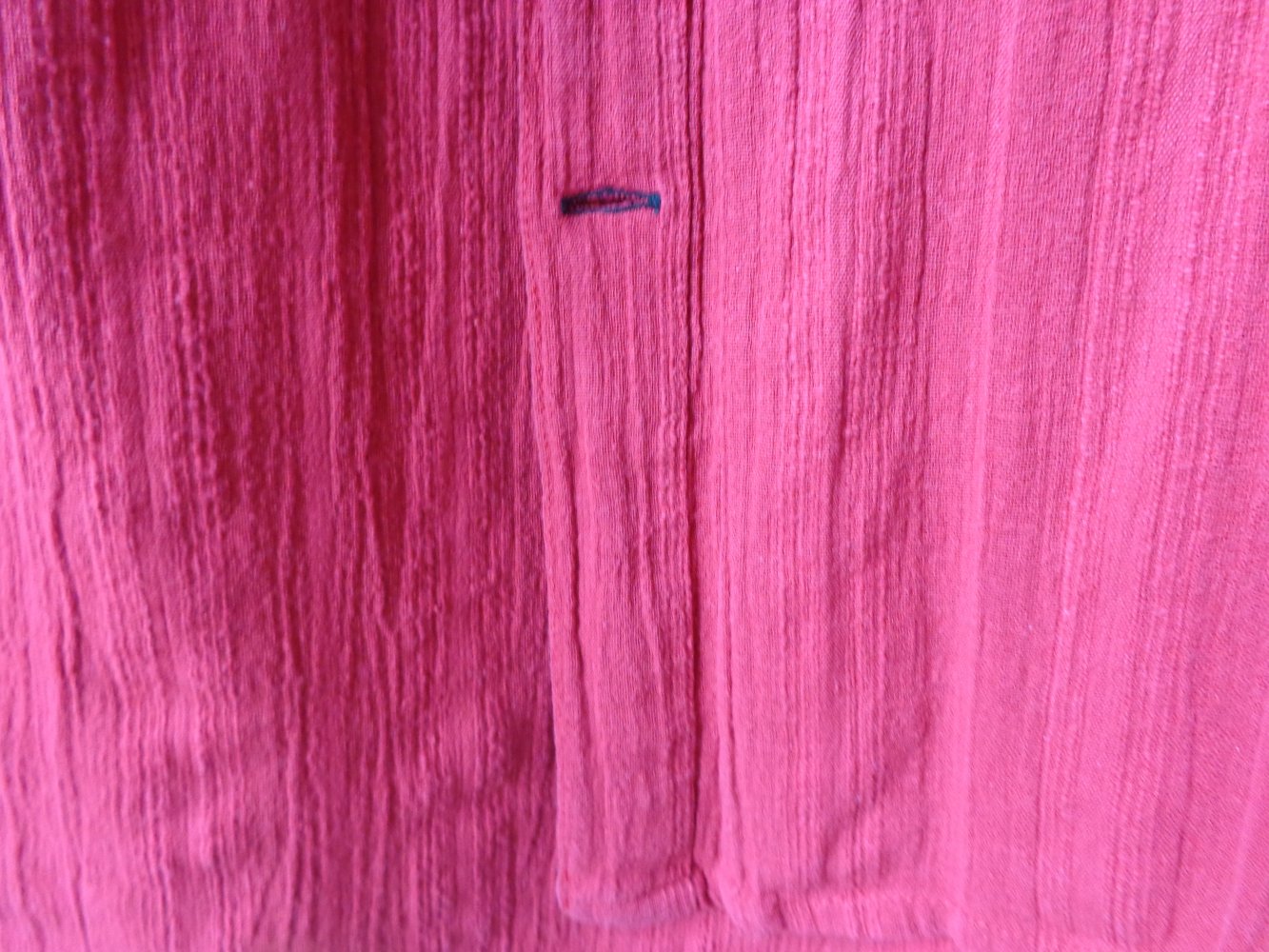 Vintage - Hemd - Crêpe-Hemd - Herren, rot, Gr. 39/40, ca. Gr. M/L