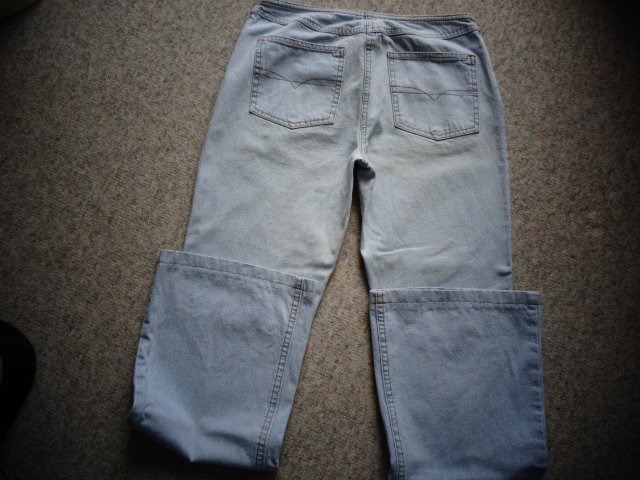 #Jeans Hose Gr. 36 Bootcut hellblau