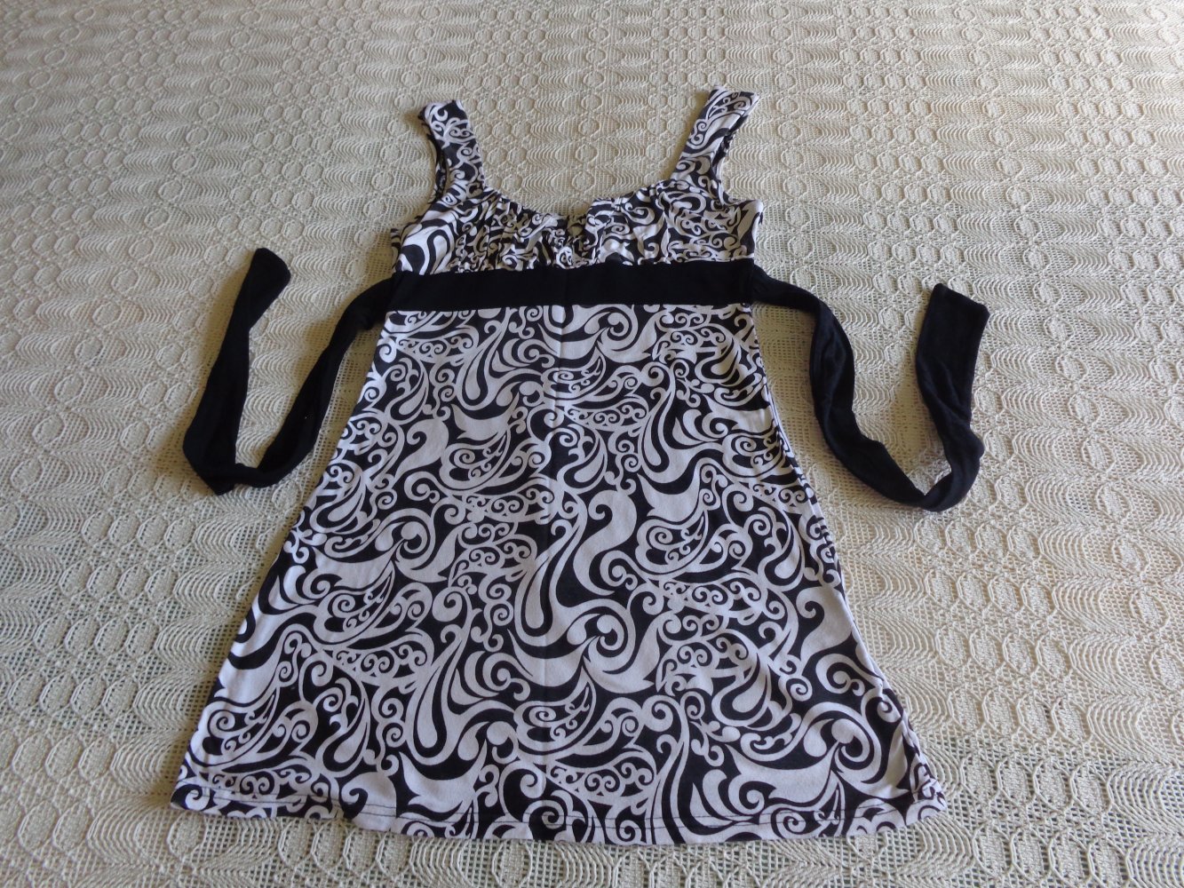 #Vintage - Neckholder, Top, Longtop, Kurzkleid, Gr. XS bzw. ca. Gr. 34, Clockhouse