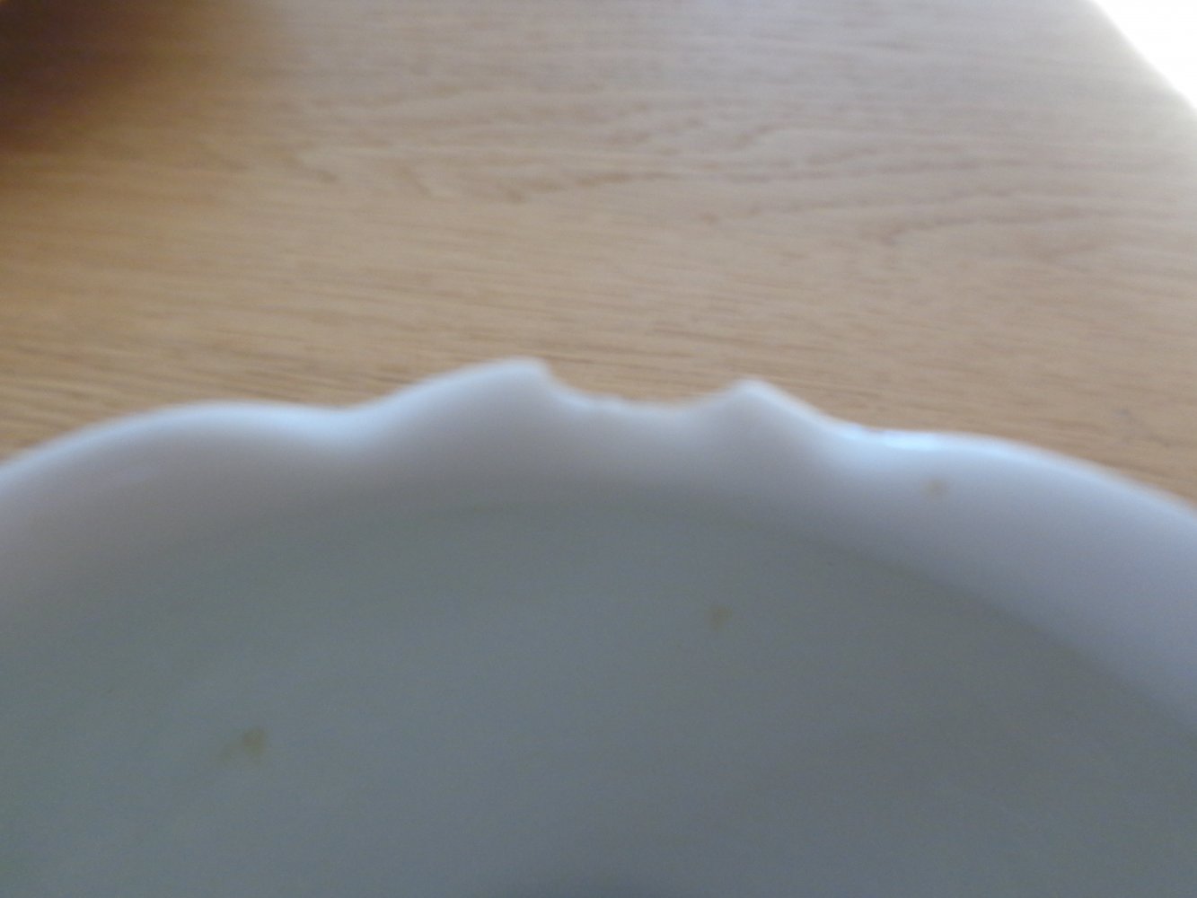 Vintage - Vase - Blumenvase - Kugelvase, AK Kaiser, weiß
