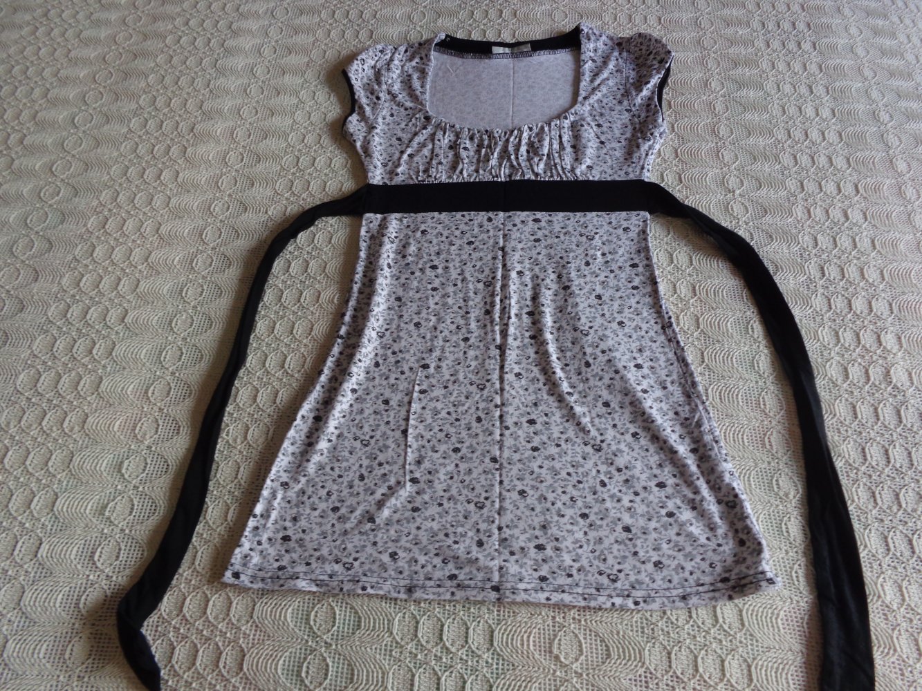 Vintage - Tunika, Longtop, Kurzkleid, Mille Fleur, Gr. XS bzw. ca. Gr. 34, Clockhouse