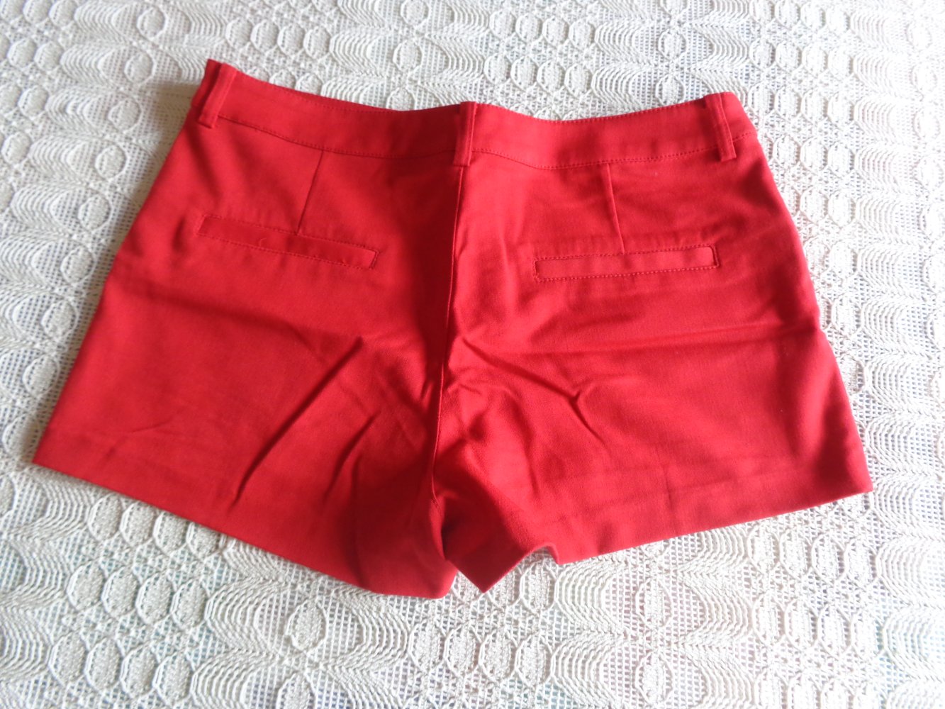 Vintage - Hotpants, Shorts, kurze Hose, rot, Gr. 36 bzw. ca. Gr. S, H & M Divided