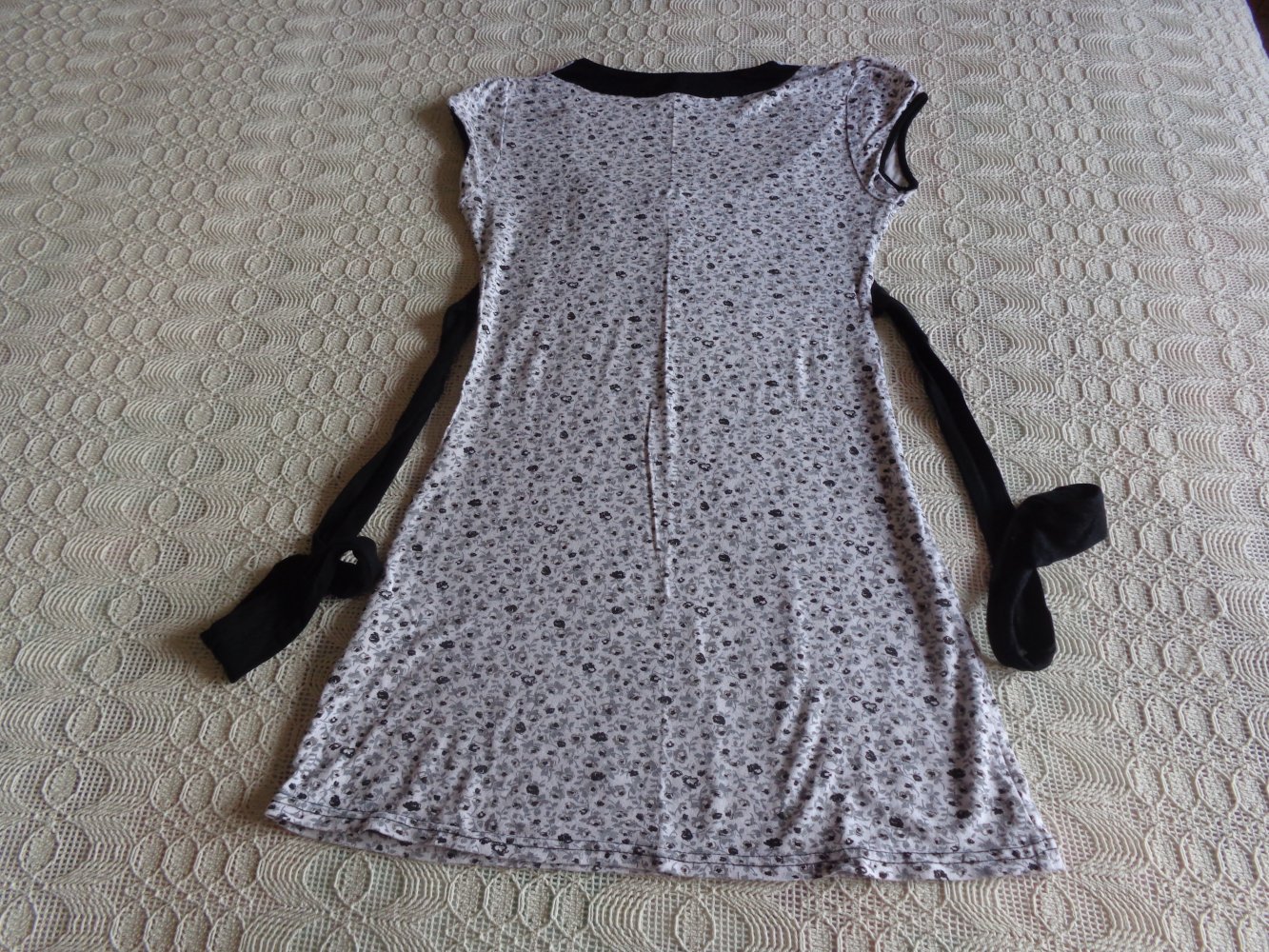 Vintage - Tunika, Longtop, Kurzkleid, Mille Fleur, Gr. XS bzw. ca. Gr. 34, Clockhouse