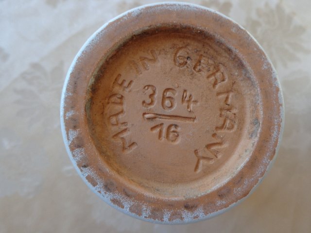 Vintage - Vase, weiß, schlicht, 3,00 