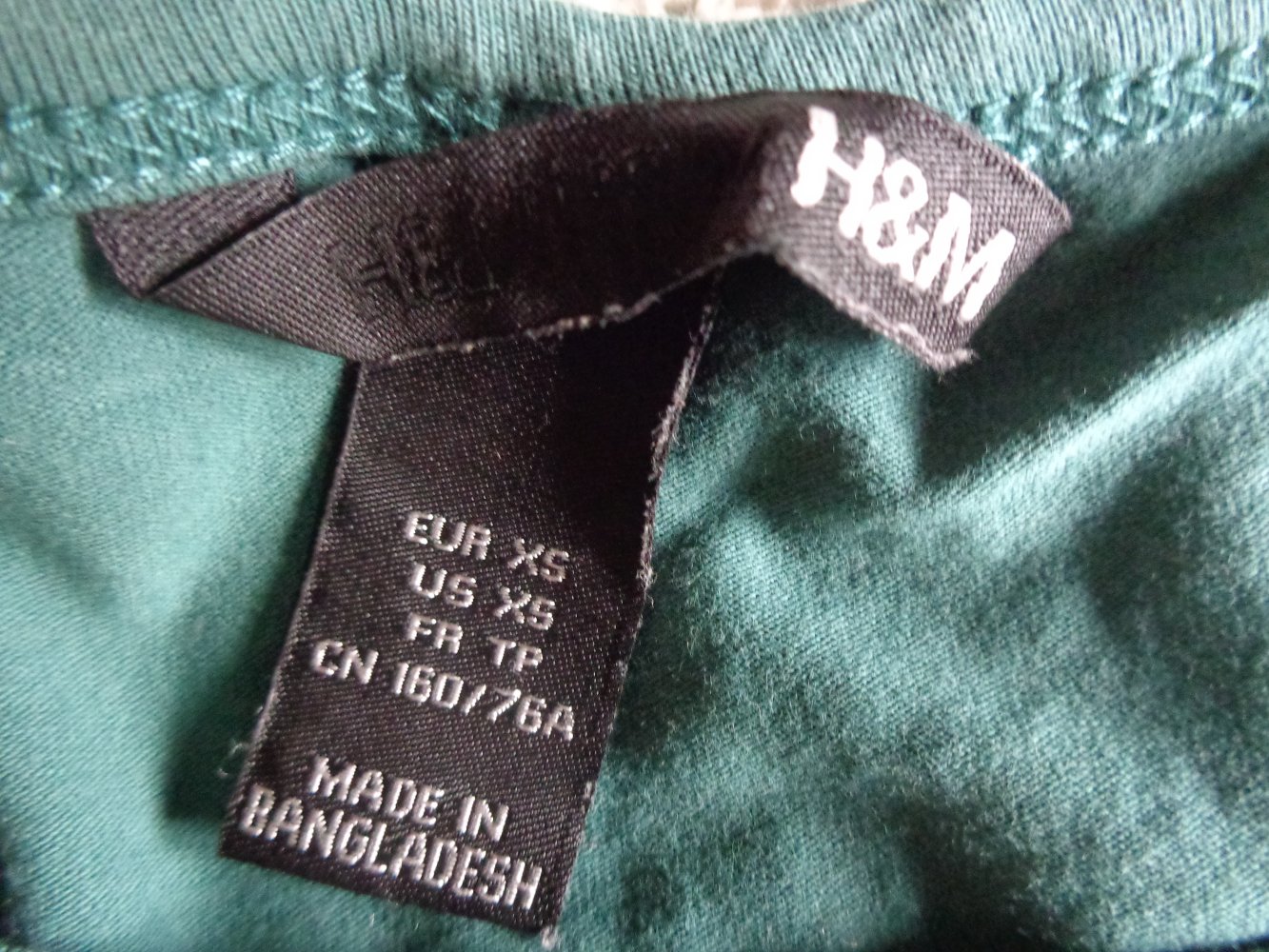 Vintage - Tops, Trägerhemden, Gr. XS bzw. ca. Gr. 34, 3 Stück 9,00 Euro, H&M