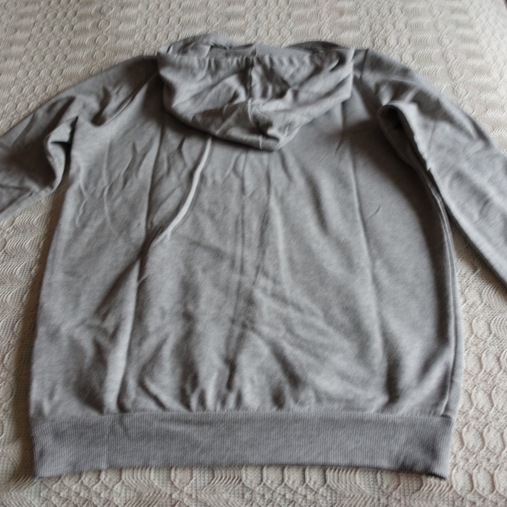 Hoodie, Sweatshirt mit Kapuze, Kapuzenshirt, Gr. XS, ca. Gr. 34/36, FBsister, Disney, grau