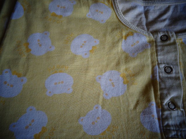 Kurz-Schlafanzug, Kurz-Pyjama, Unisex, ca. Gr. 152/158, gelb/weiß