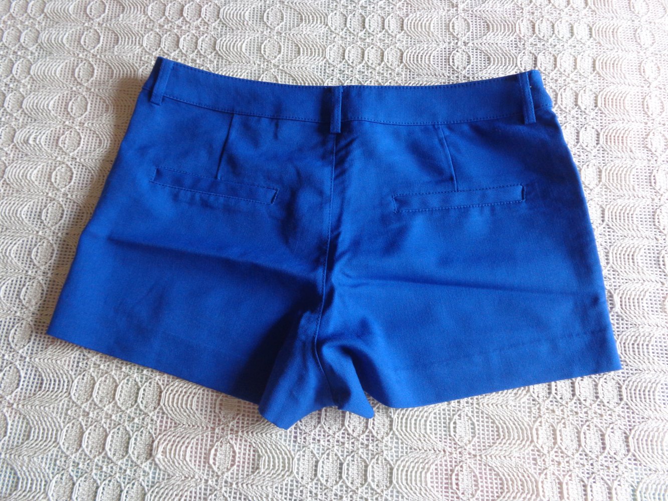 Vintage - Hotpants, Shorts, kurze Hose, royalblau, Gr. 36 bzw. ca. Gr. S, H & M Divided