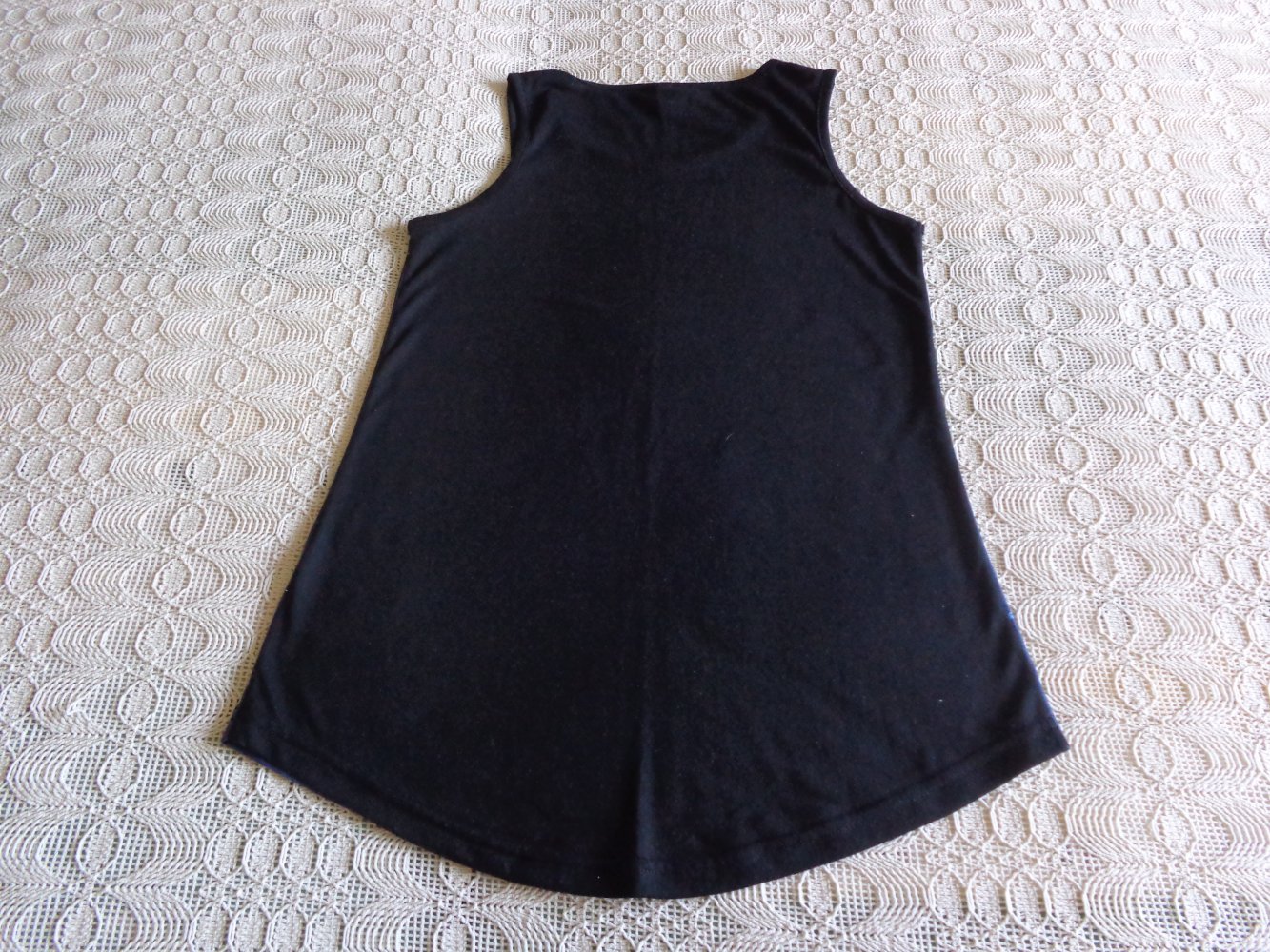 #Vintage - Top, Longtop, Gr. XS bzw. ca. Gr. 34, schwarz/blau, Disney