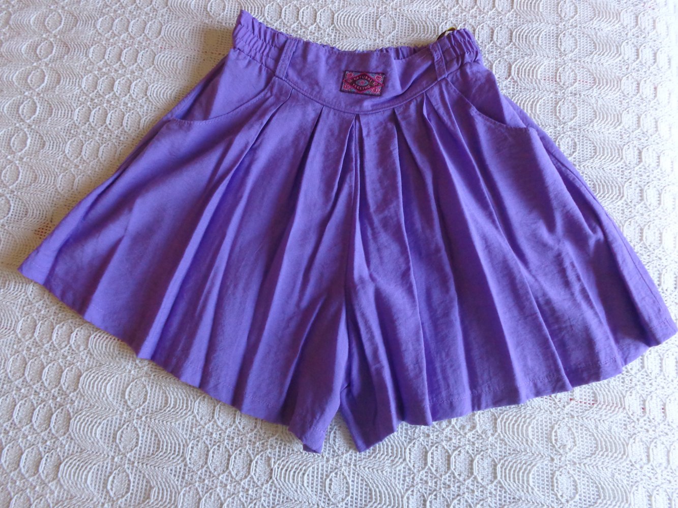 #Mädchen - Rock, Hosenrock, lila, Gr. 128