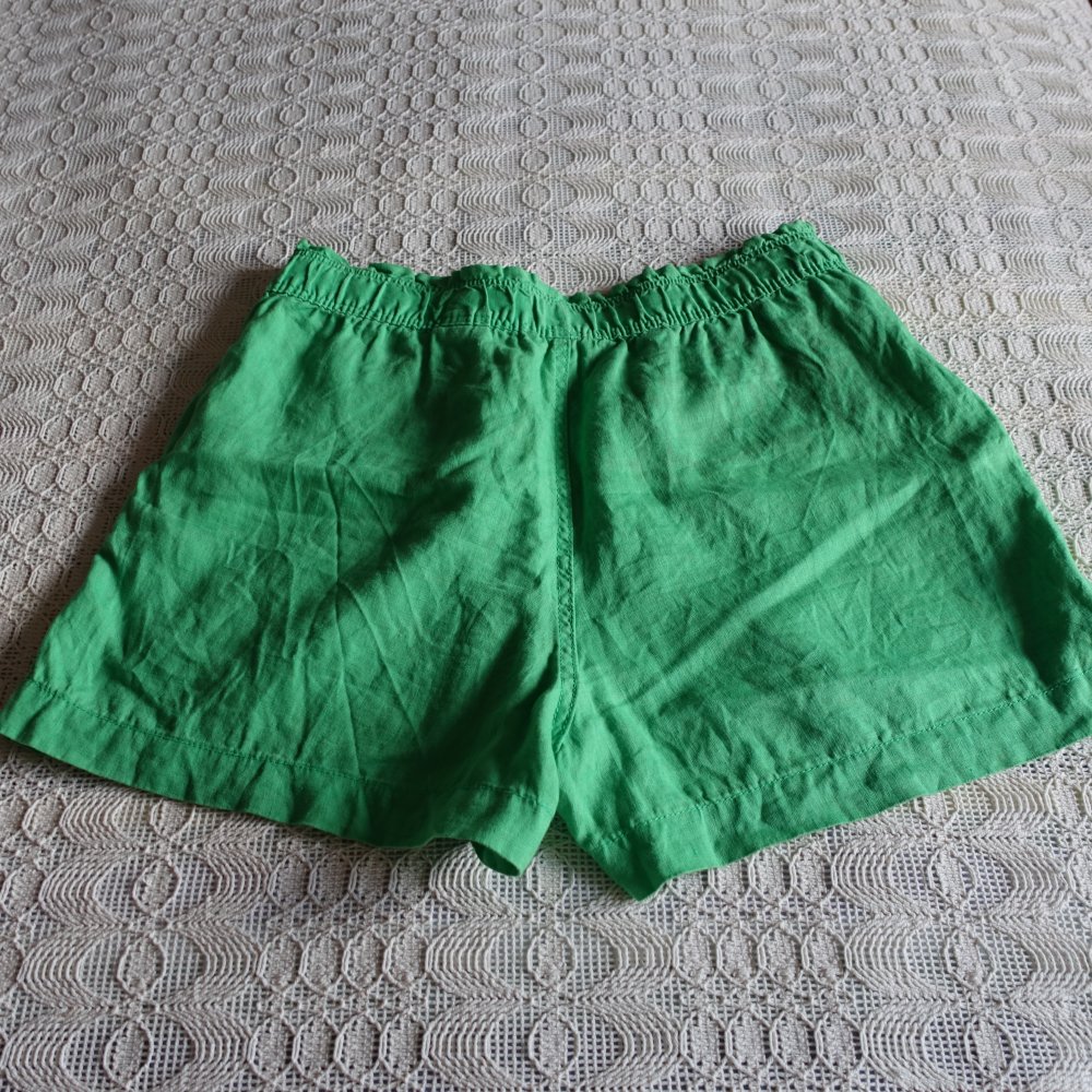 Shorts, Leinen-Shorts, Gr. M, grün, NEU, nicht getragen! aber 1x gewaschen