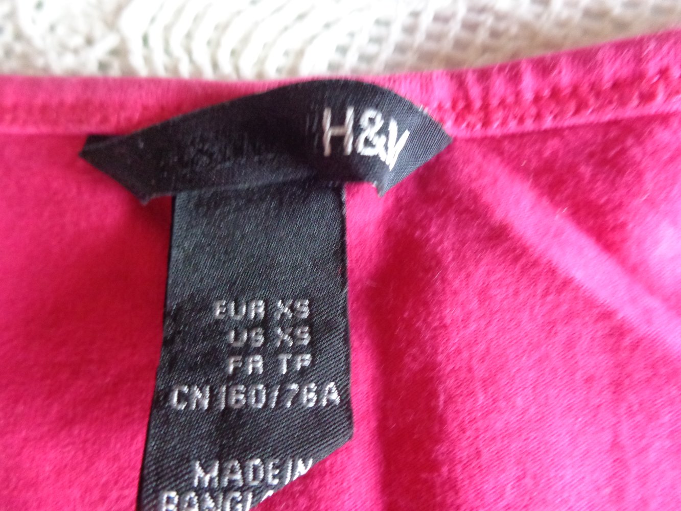 Vintage - Tops, Trägerhemden, Gr. XS bzw. ca. Gr. 34, 2 Stück 6,00 Euro, H&M