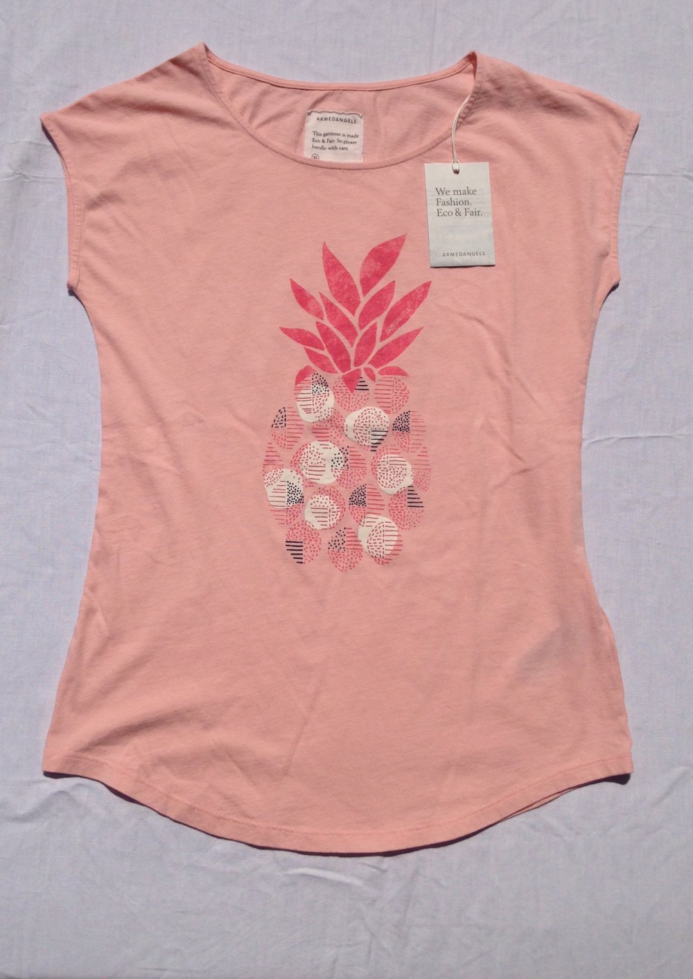 NEU T-Shirt rosa Ananas von armedangels