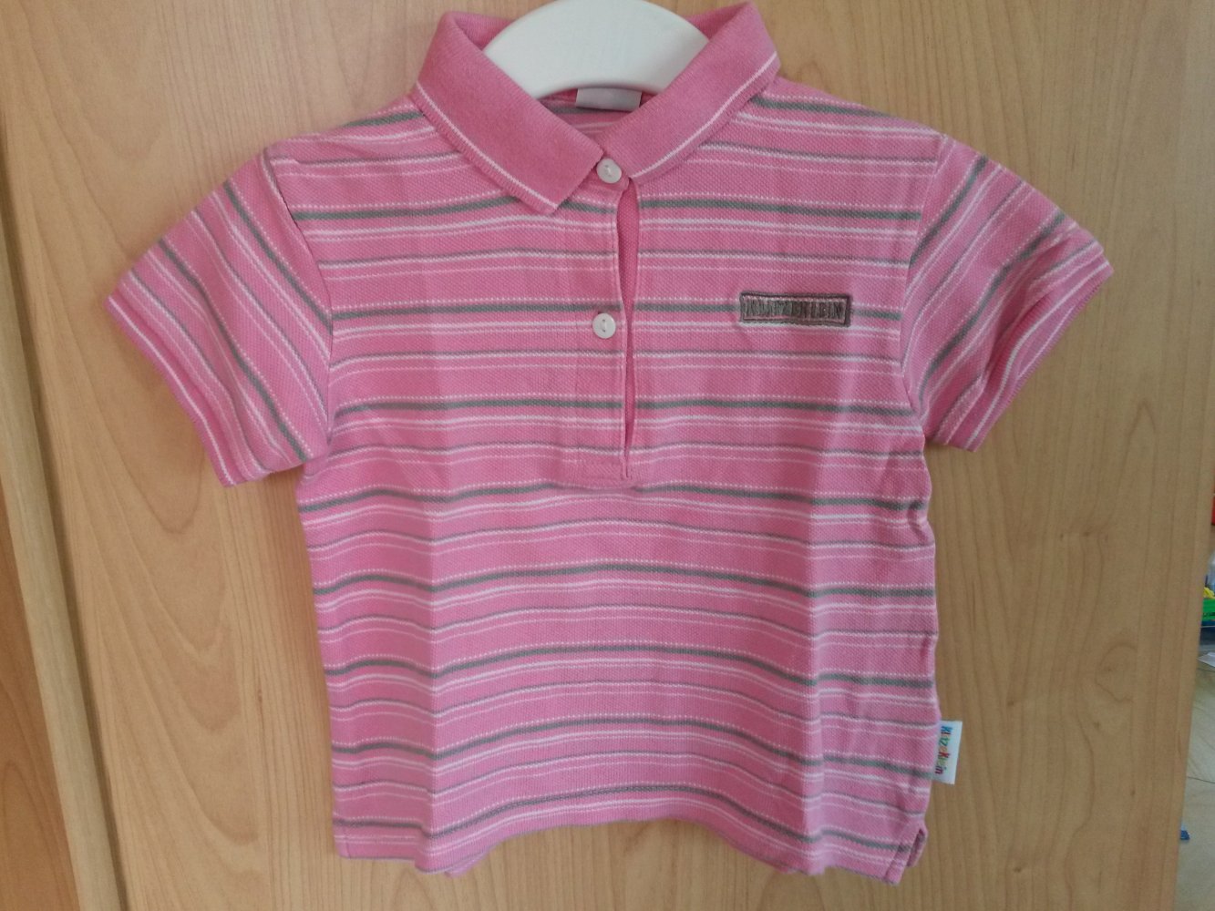 gestreiftes Poloshirt in Gr. 80 von Klitzeklein