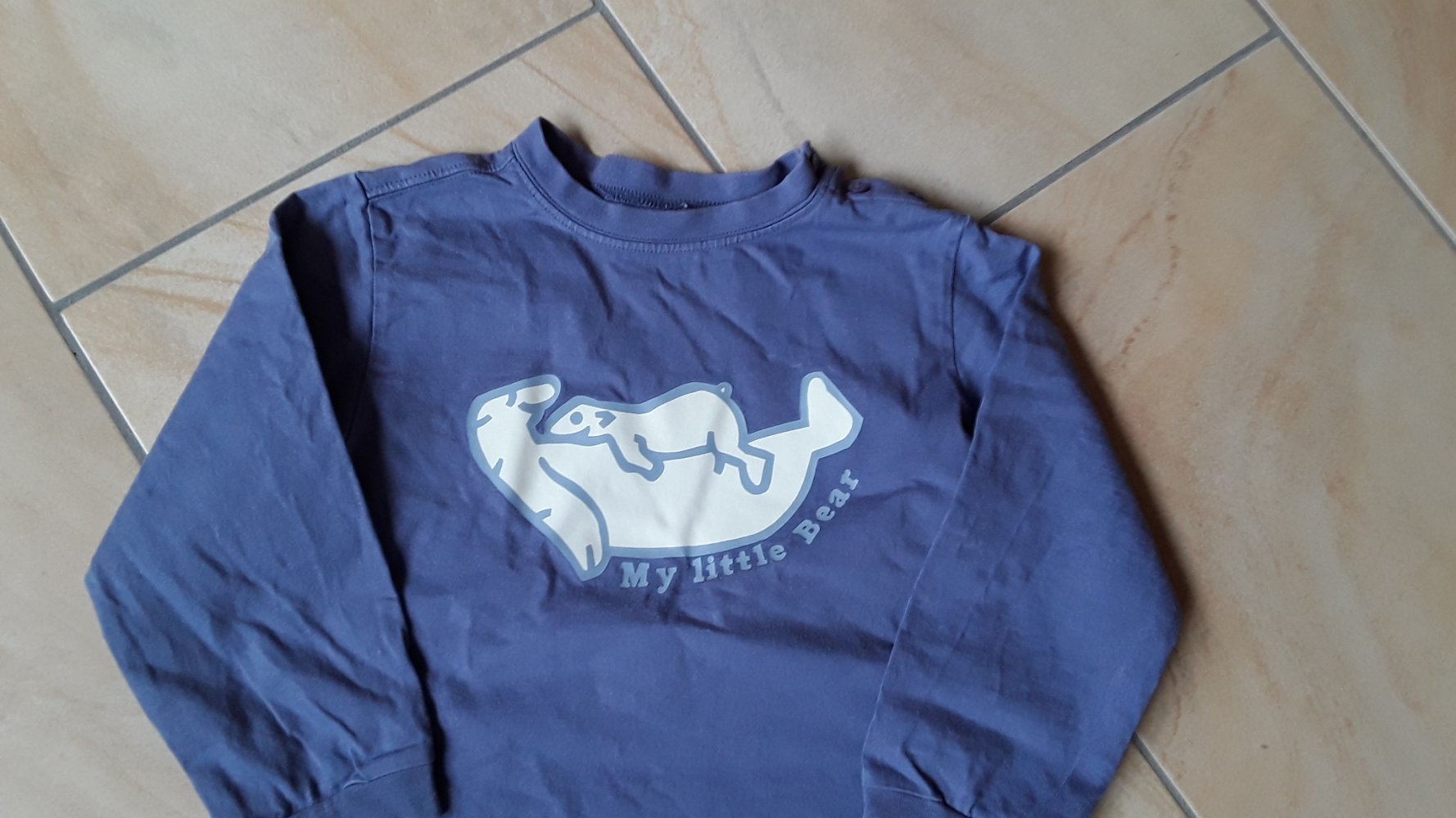 Langarmshirt in Gr. 104/110