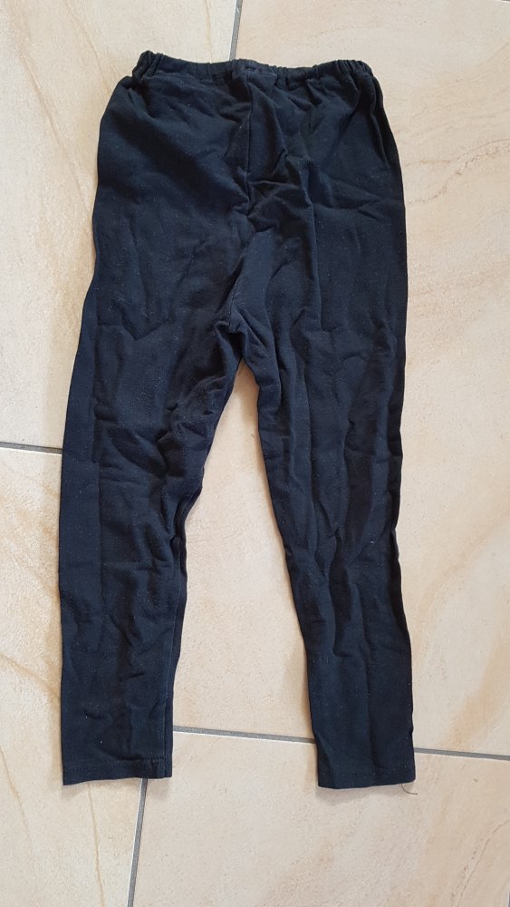 schwarze Leggings Gr. 104