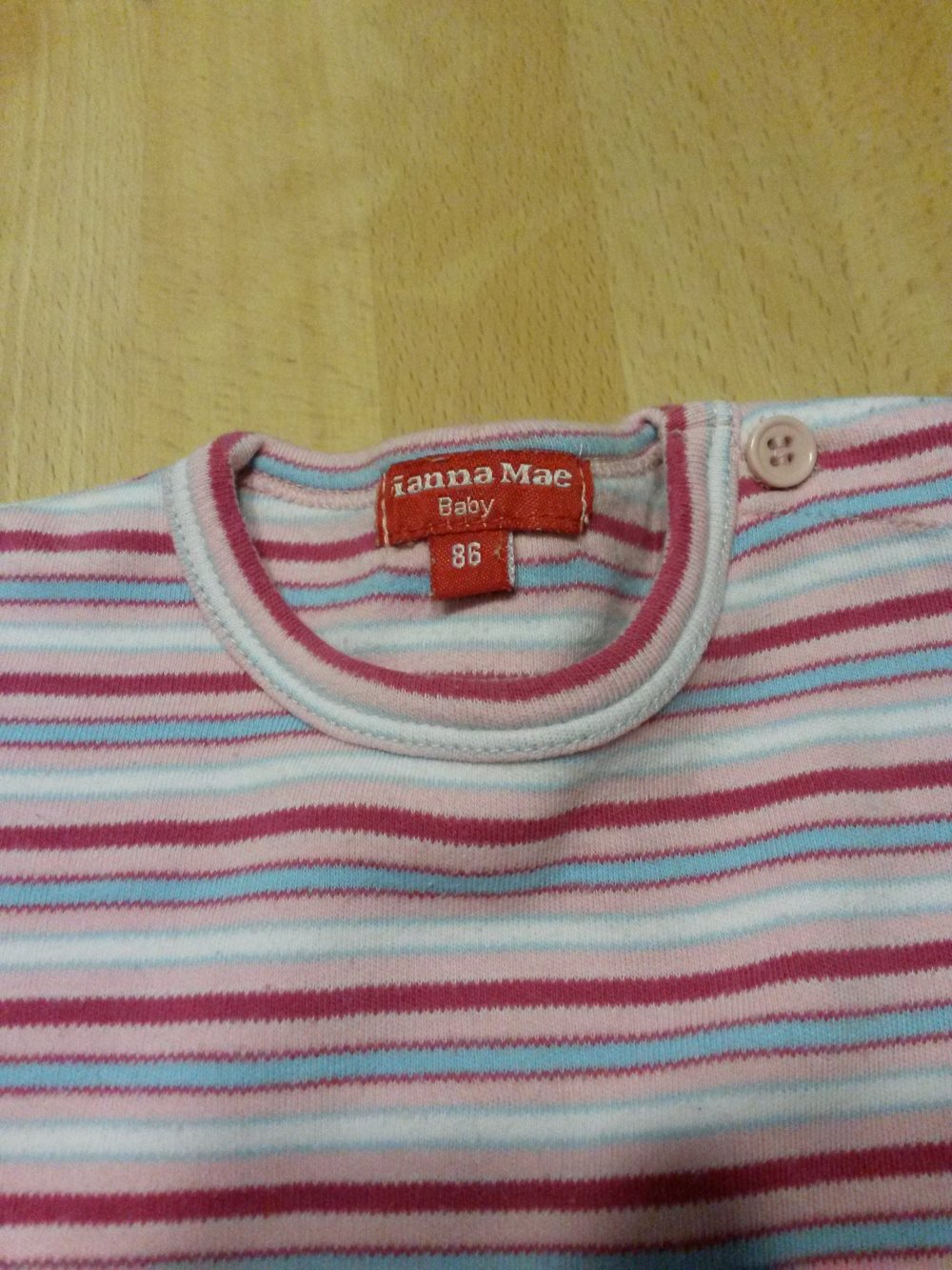 2 gestreifte LAShirts in Gr. 86 von Ginna Mae