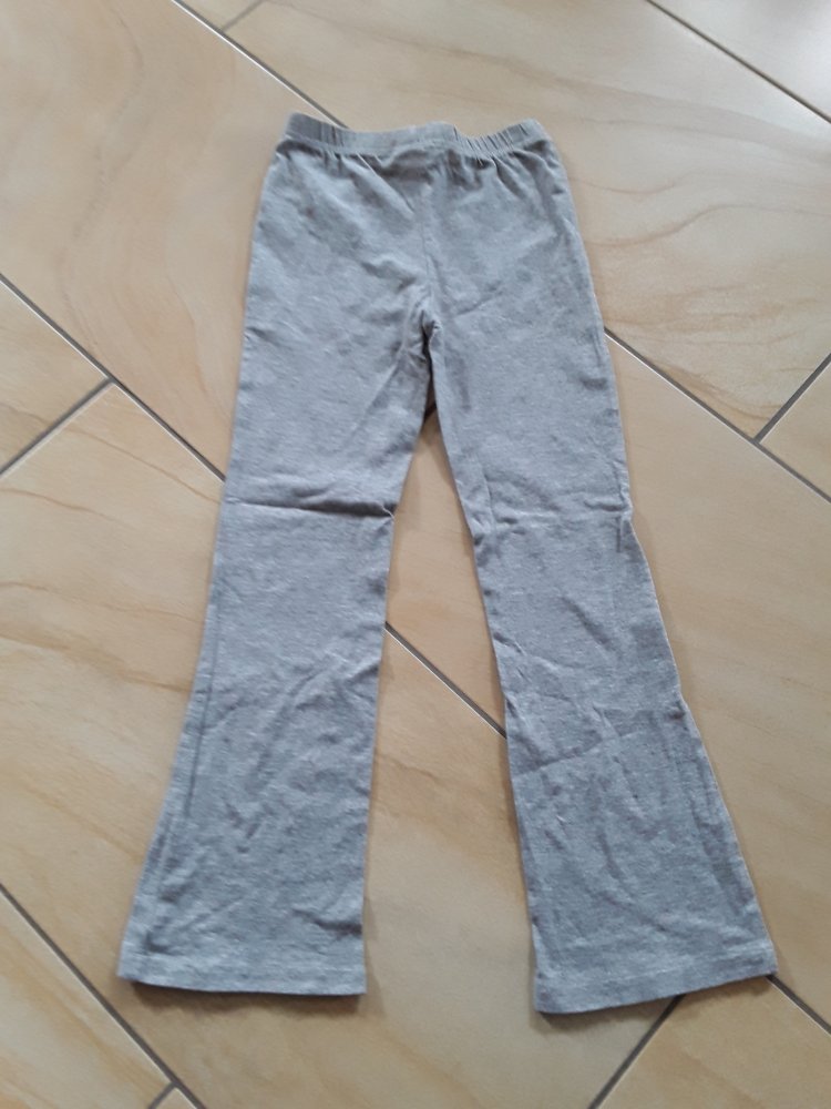 graue Legging/ Jogginghose in Gr. 122