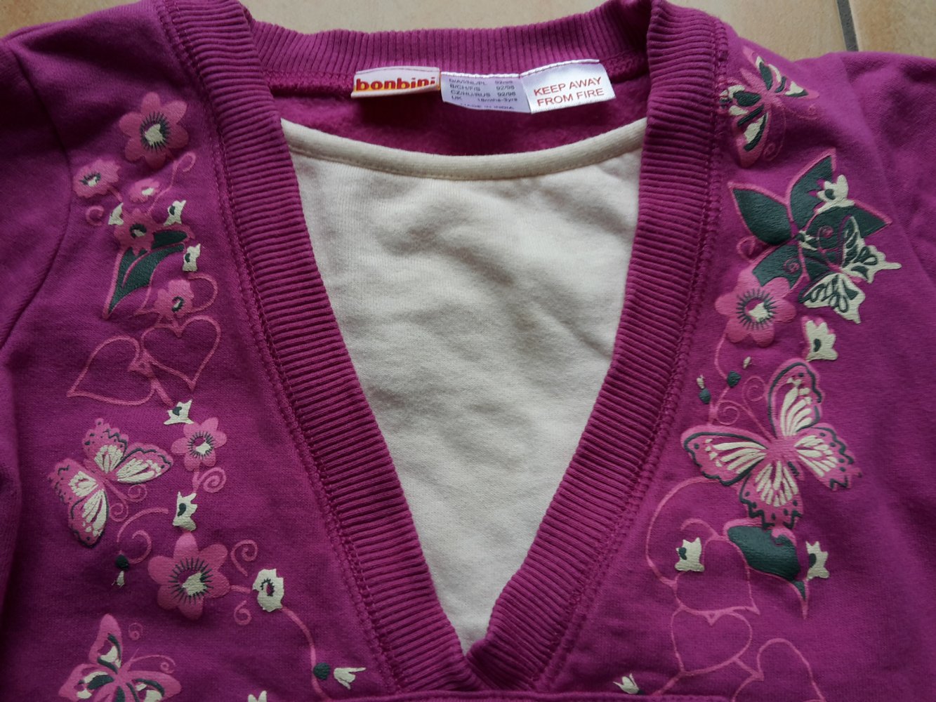 Sweatshirt in Gr. 92/98 von bonbini