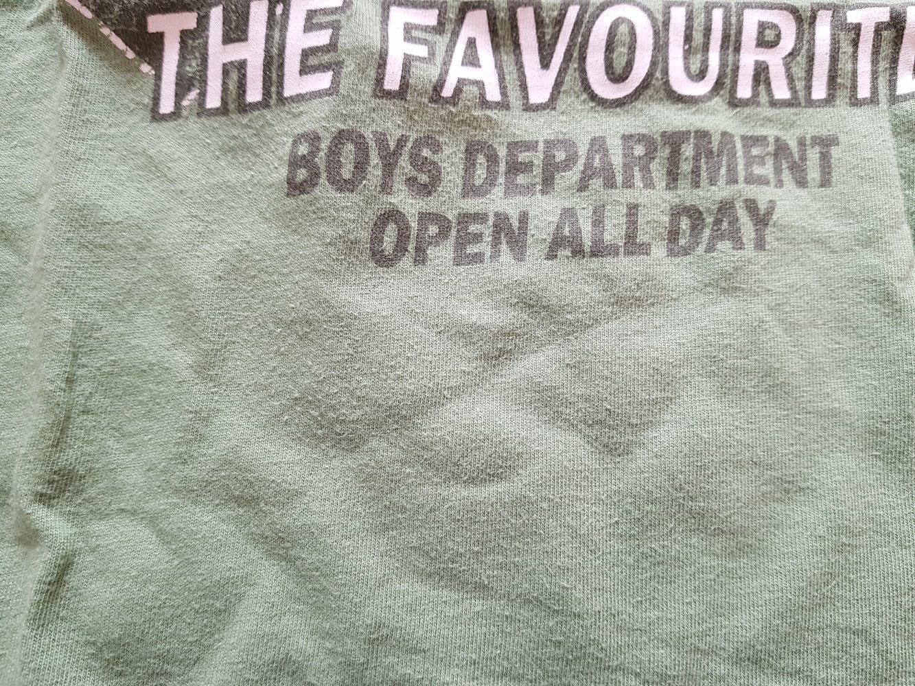 khakifarbenes T-Shirt in 92/98 von Scout