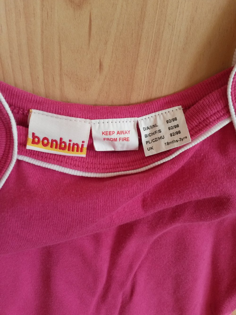 pinkfarbenes Kleid in Gr. 92/98 von bonbini