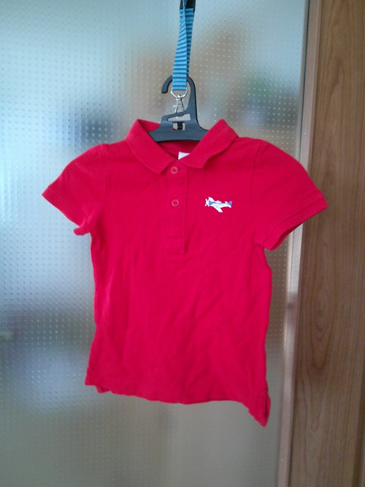 rotes Poloshirt Gr. 110 von Palomino