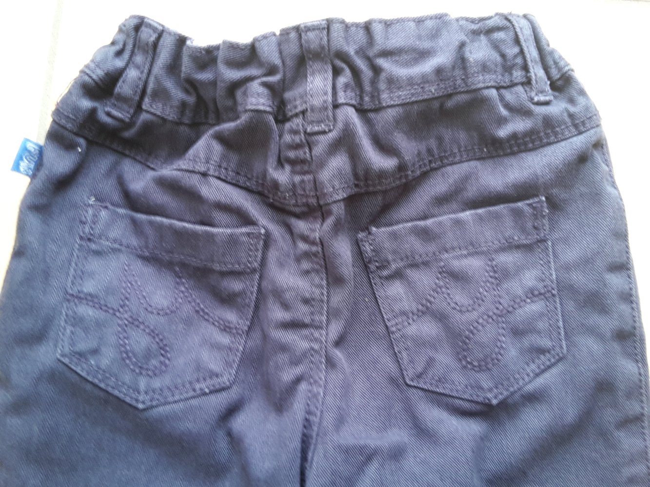 blaue Hose (1-2x getragen) Gr. 80